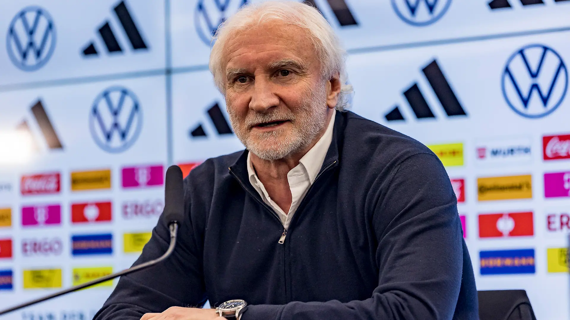 Rudi Völler (Direktor Deutsche Fussball Nationalmannschaft), DFB PK, Frankfurt, DFB Campus, 20.3.2023 / action press