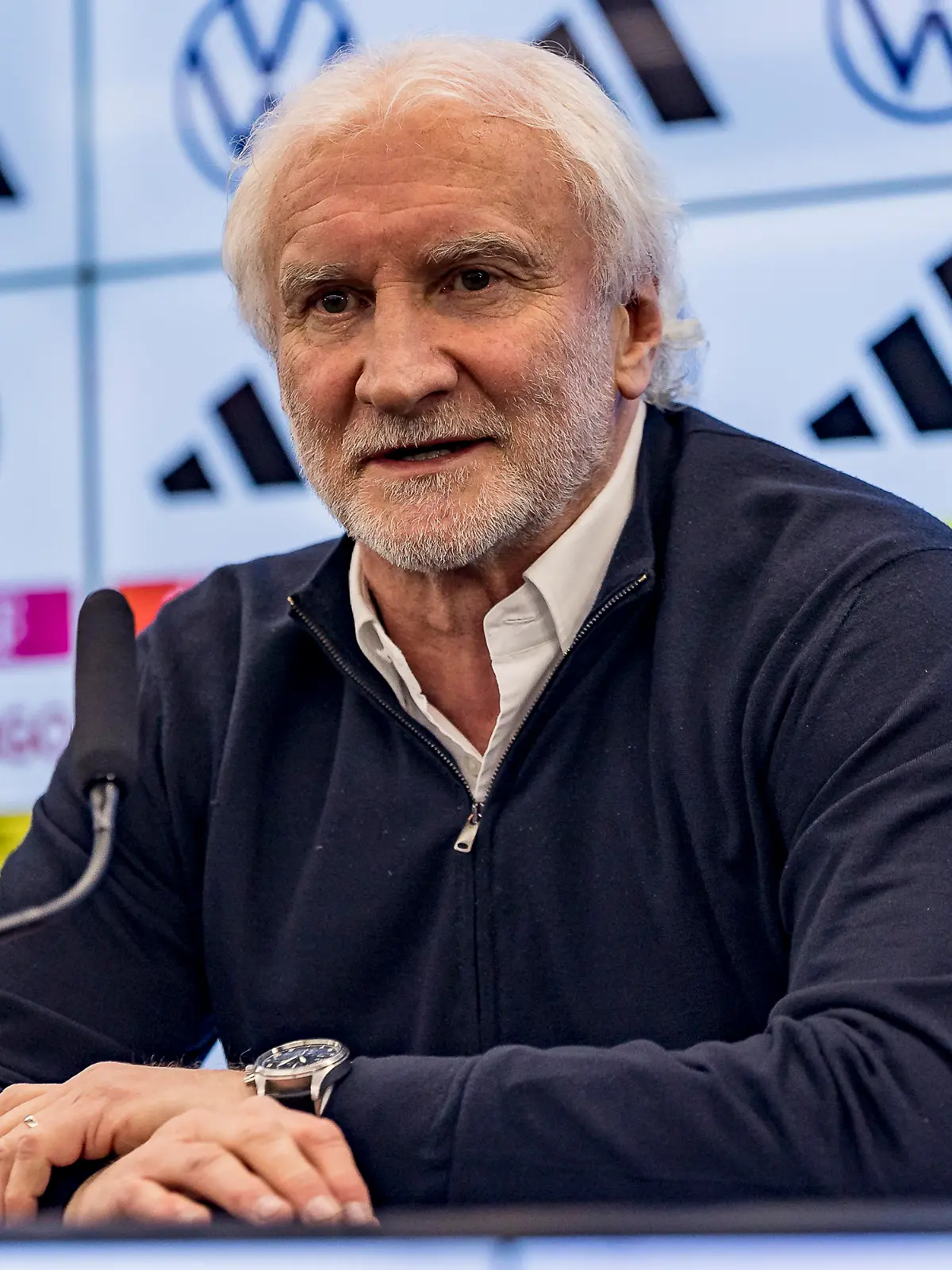 Rudi Völler (Direktor Deutsche Fussball Nationalmannschaft), DFB PK, Frankfurt, DFB Campus, 20.3.2023 / action press