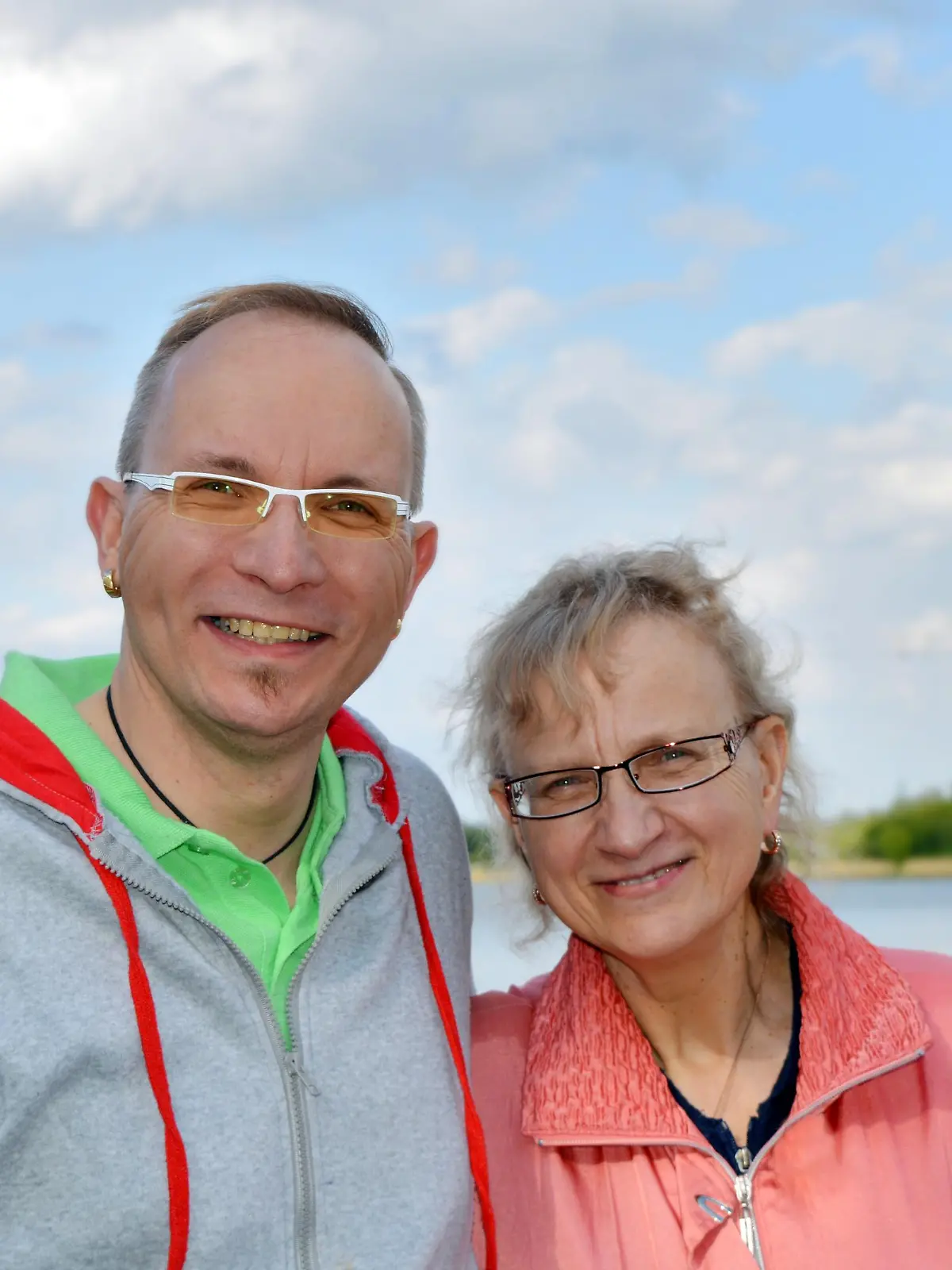 Kandidat Heiko mit seiner Mutter Sigrid.