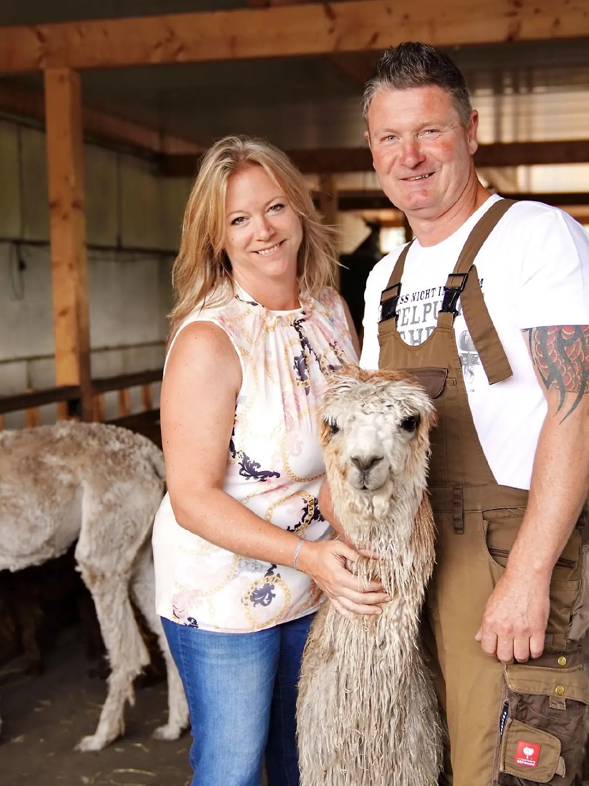 Bauer sucht Frau 2019: Alpakazüchter Henry mit seiner Hofdame Sabine