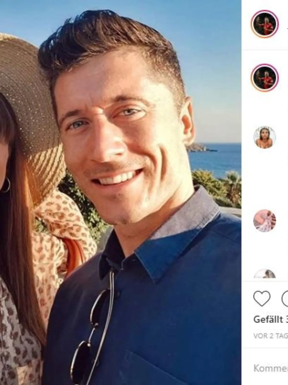 Bayern-Star Robert Lewandowski urlaubt mit Frau Anna in Griechenland