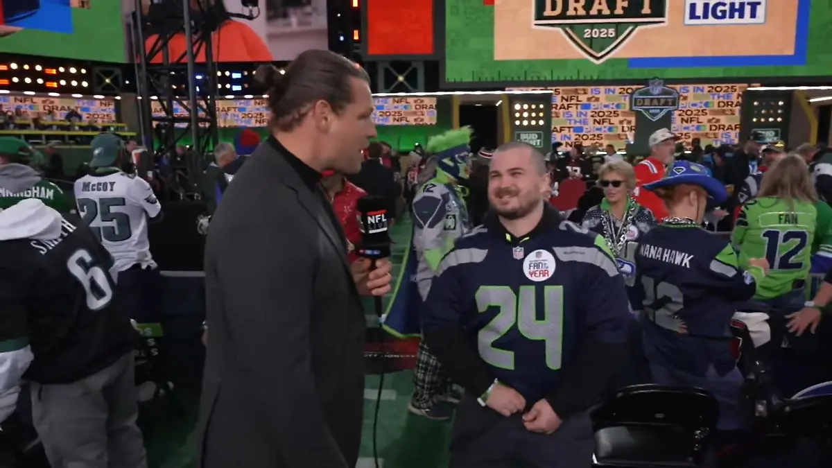 Fan lässt die Hose runter NFL Draft