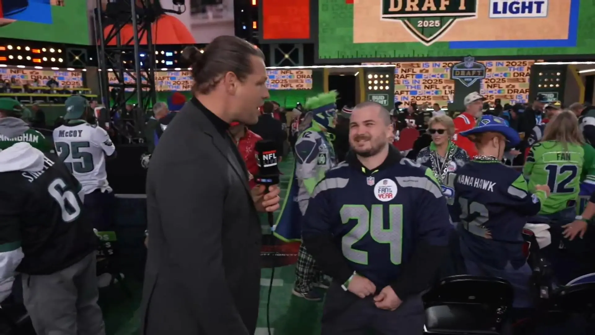 Fan lässt die Hose runter NFL Draft