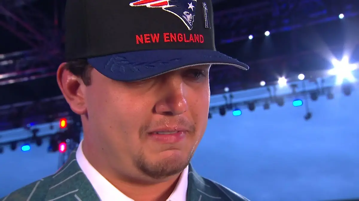 Tränen bei NFL-Talent Will Campbell NFL Draft