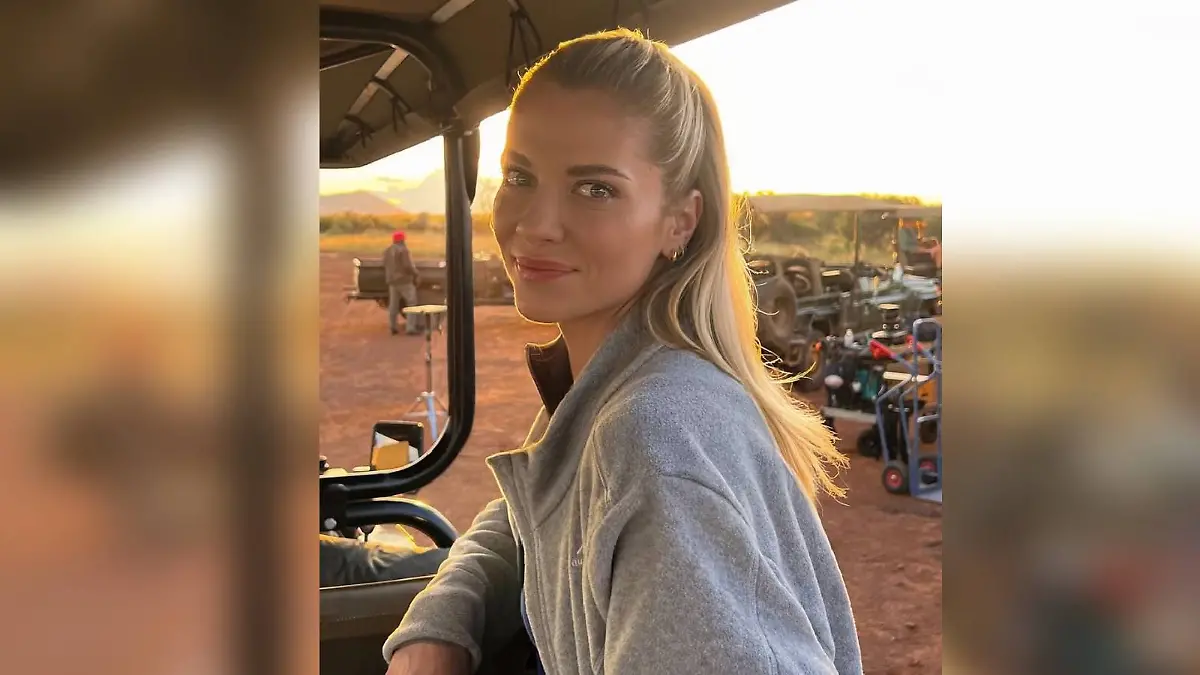 Valentina Pahde genießt die Dreharbeiten in Afrika.