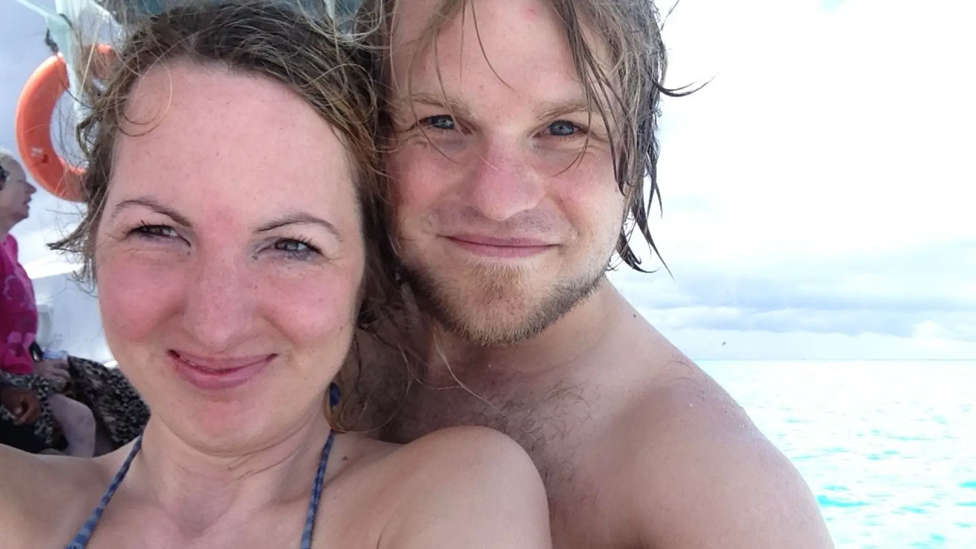 Gute Zeiten: Anne Struve-Schmidt mit ihrem Mann Hannes in einem der gemeinsamen Urlaube. 