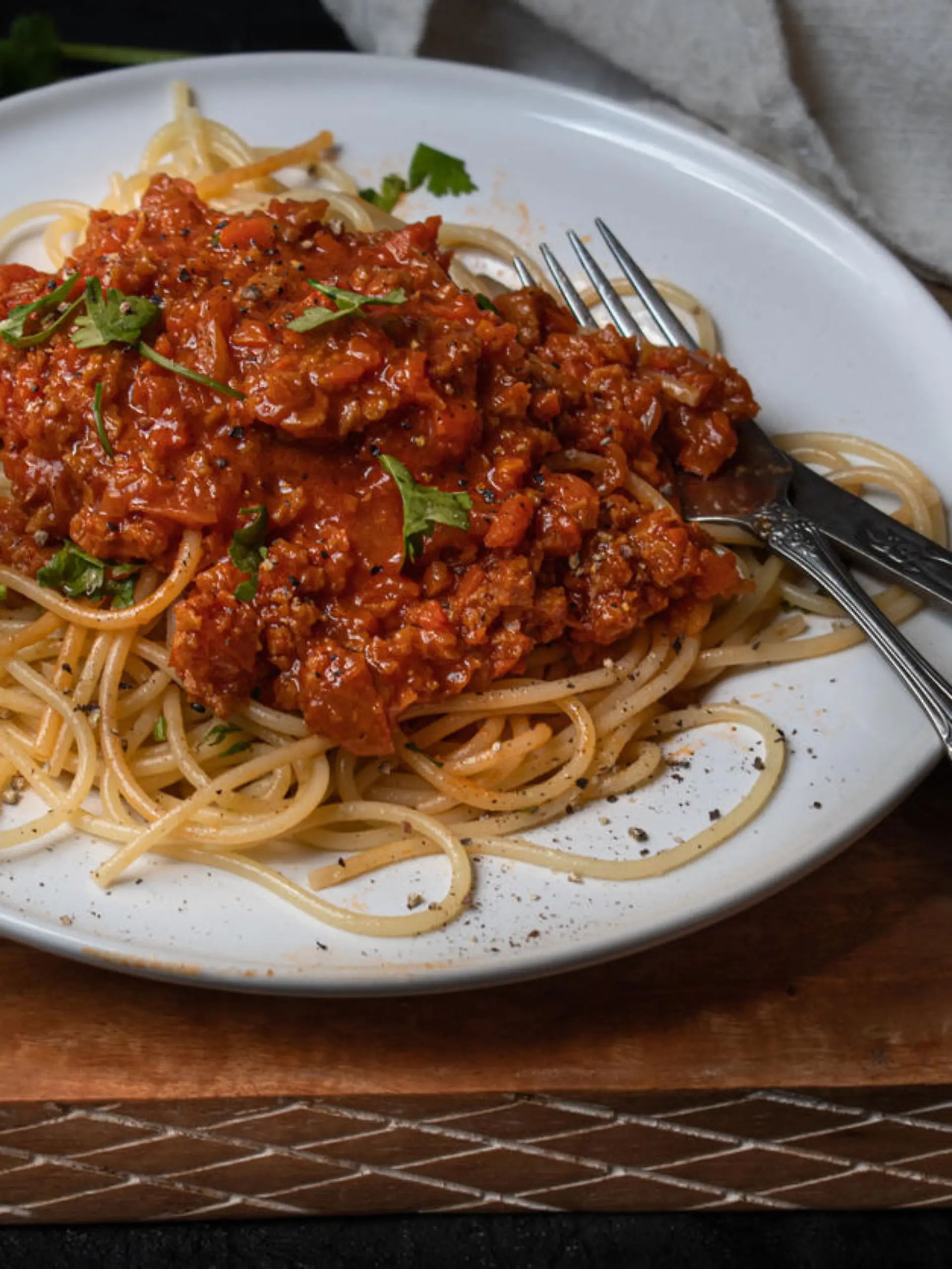 vegane Spaghetti Bolognese