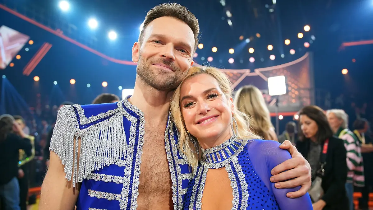 Jeanette Biedermann und Vadim Garbuzov scheiden aus.