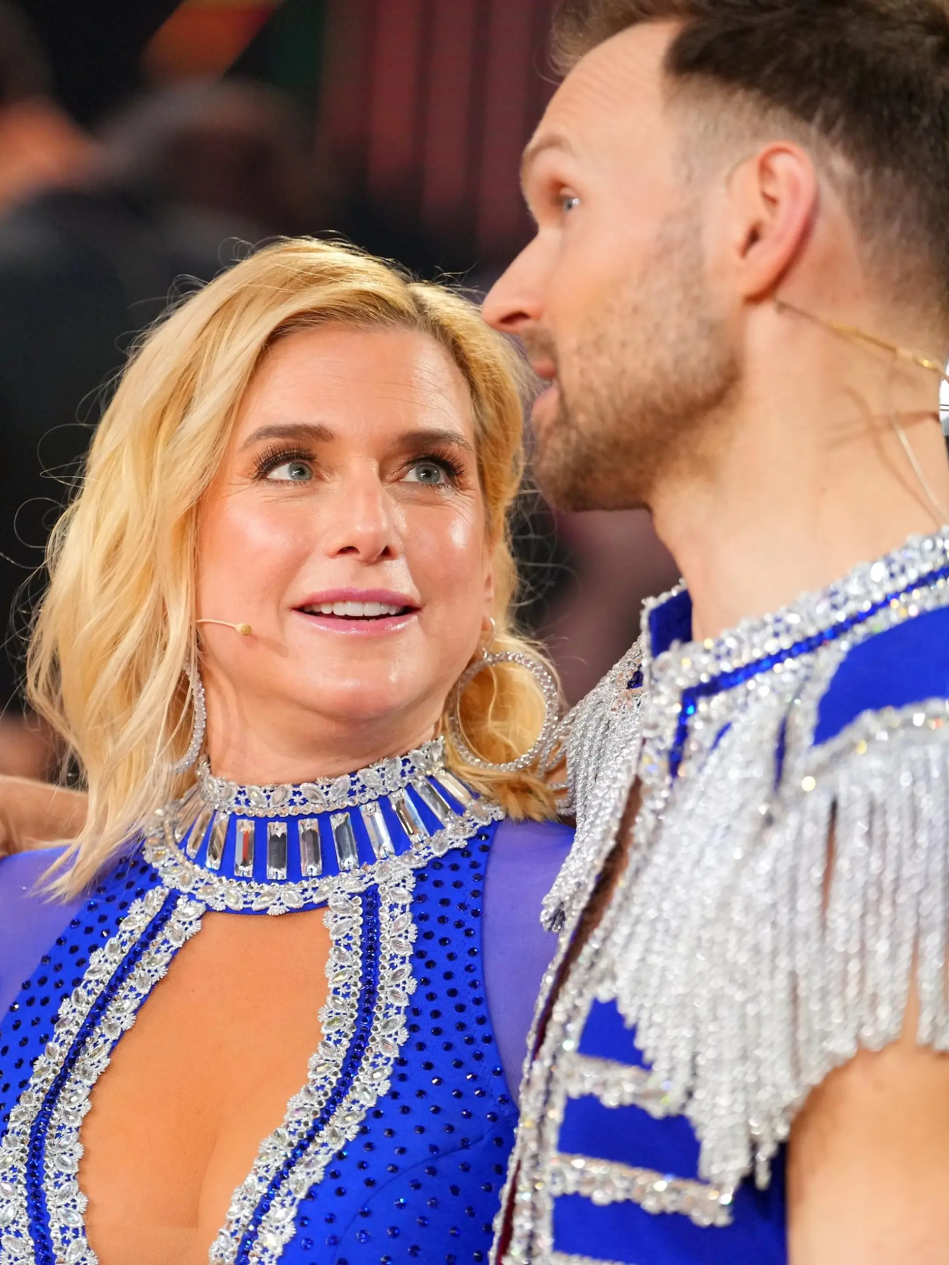 Jeanette Biedermann und Vadim Garbuzov scheiden aus.