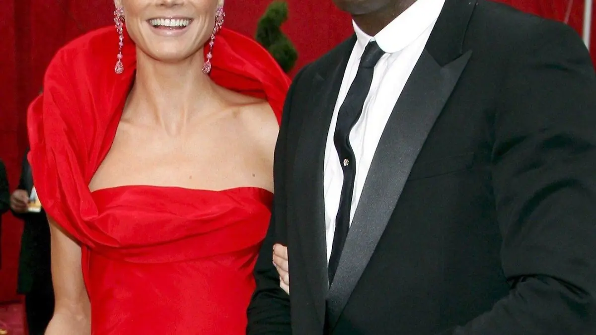 ARCHIV - Heidi Klum und Seal am 24.02.2008 auf der Oscar-Verleihung in Los Angeles, USA. Das Topmodel hat sich nach den jüngsten Äußerungen von Noch-Ehemann Seal jetzt selbst zu Wort gemeldet. «Ich schätze all unsere großartigen Erinnerungen, die Seal und ich über die Jahre hinweg geschaffen haben», sagte Klum am Montag (03.09.2012) in einer Mitteilung gegenüber den US-Promi-Blätter «People» und «Us Weekly». Foto: Andrew Gombert dpa (zu dpa 0071 vom 04.09.2012)  +++(c) dpa - Bildfunk+++