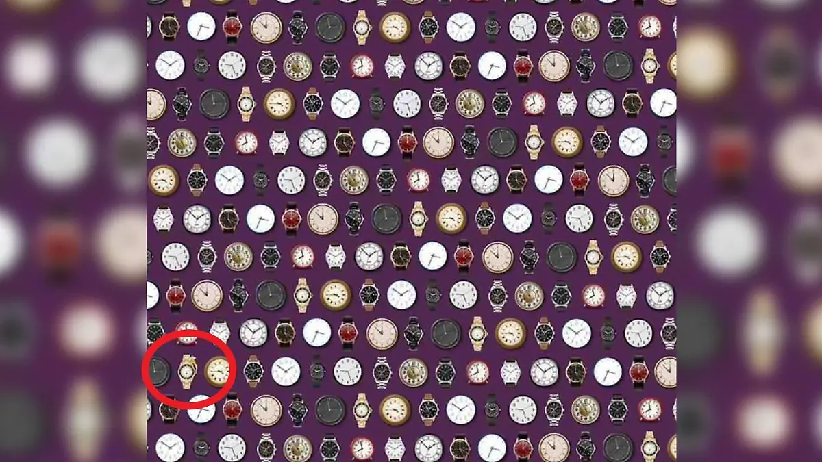 Verlobungsring zwischen all den Armbanduhren Suchbild