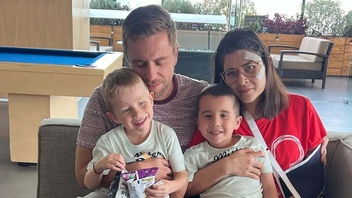 Stefan und Laura Staub haben ihre Zwillinge seit dem Unfall nicht gesehen.