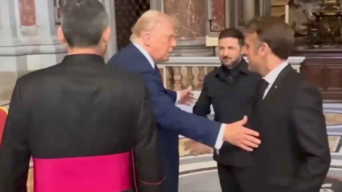 Vor Gespräch mit Selenskyj! Schickt Trump hier Macron weg? DIESES Detail ist ziemlich eindeutig
