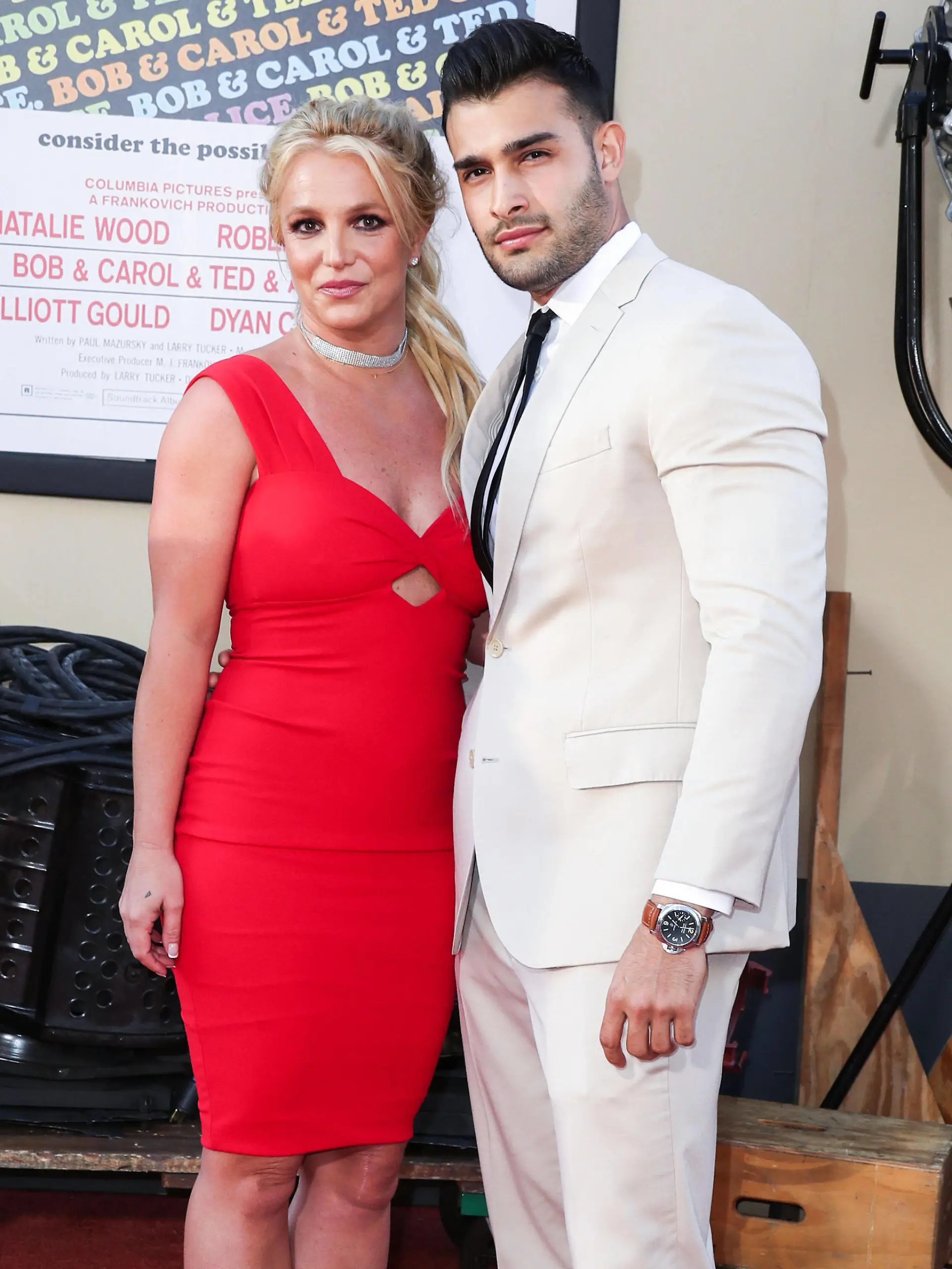  FILE - Britney Spears Is Engaged to Sam Asghari After Nearly 5 Years Together FILE - Britney Spears Is Engaged to Sam Asghari After Nearly 5 Years Together. Singer Britney Spears wearing a Nookie dress and boyfriend/personal trainer Sam Asghari arrive at the World Premiere Of Sony Pictures Once Upon a Time In Hollywood held at the TCL Chinese Theatre IMAX on July 22, 2019 in Hollywood, Los Angeles, California, United States. Hollywood California United States collin-filebrit210912_npSOS PUBLICATIONxNOTxINxFRA Copyright: xImagexPressxAgencyx