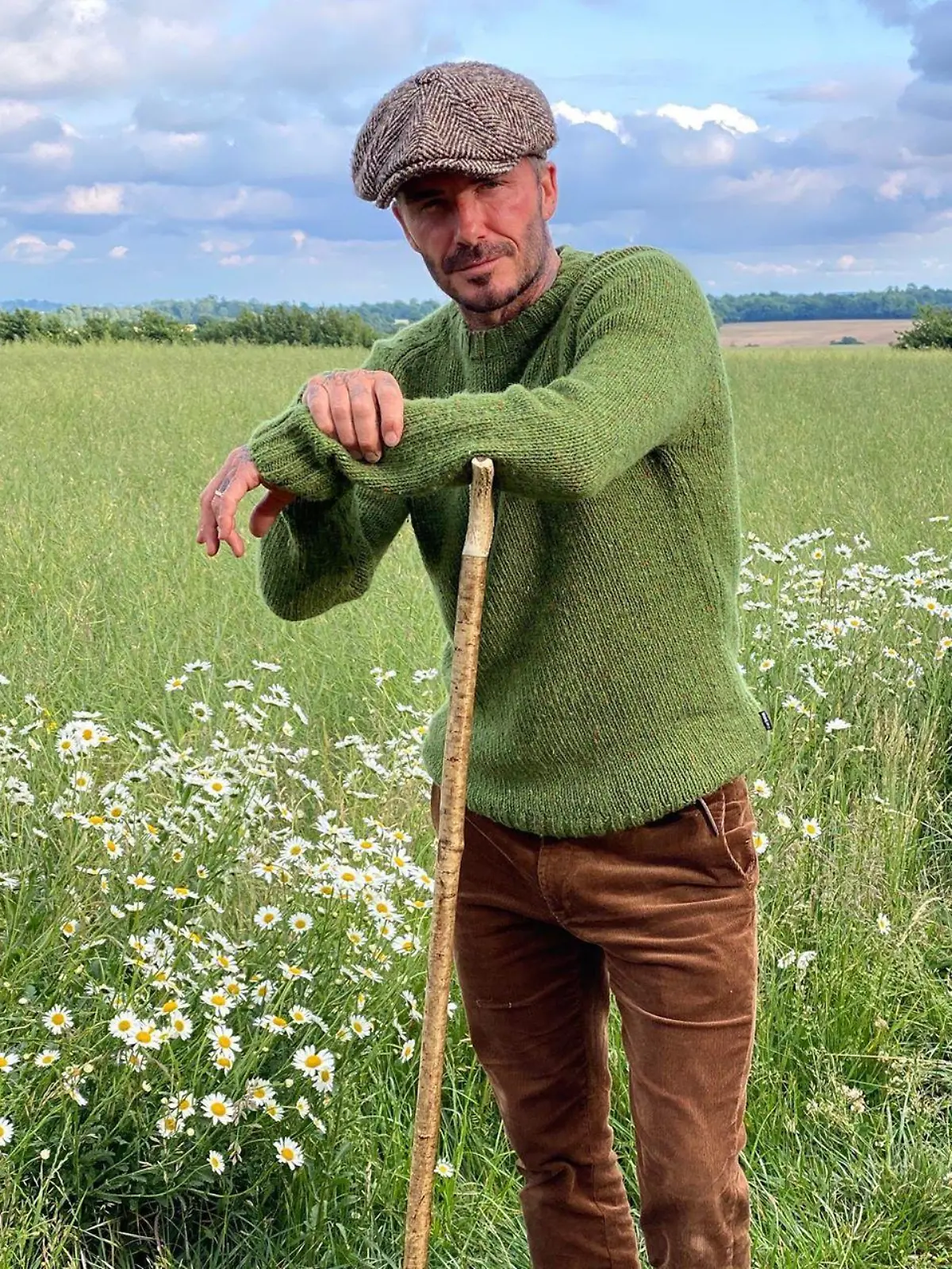David Beckham ist ein wahrer Naturbursche geworden.