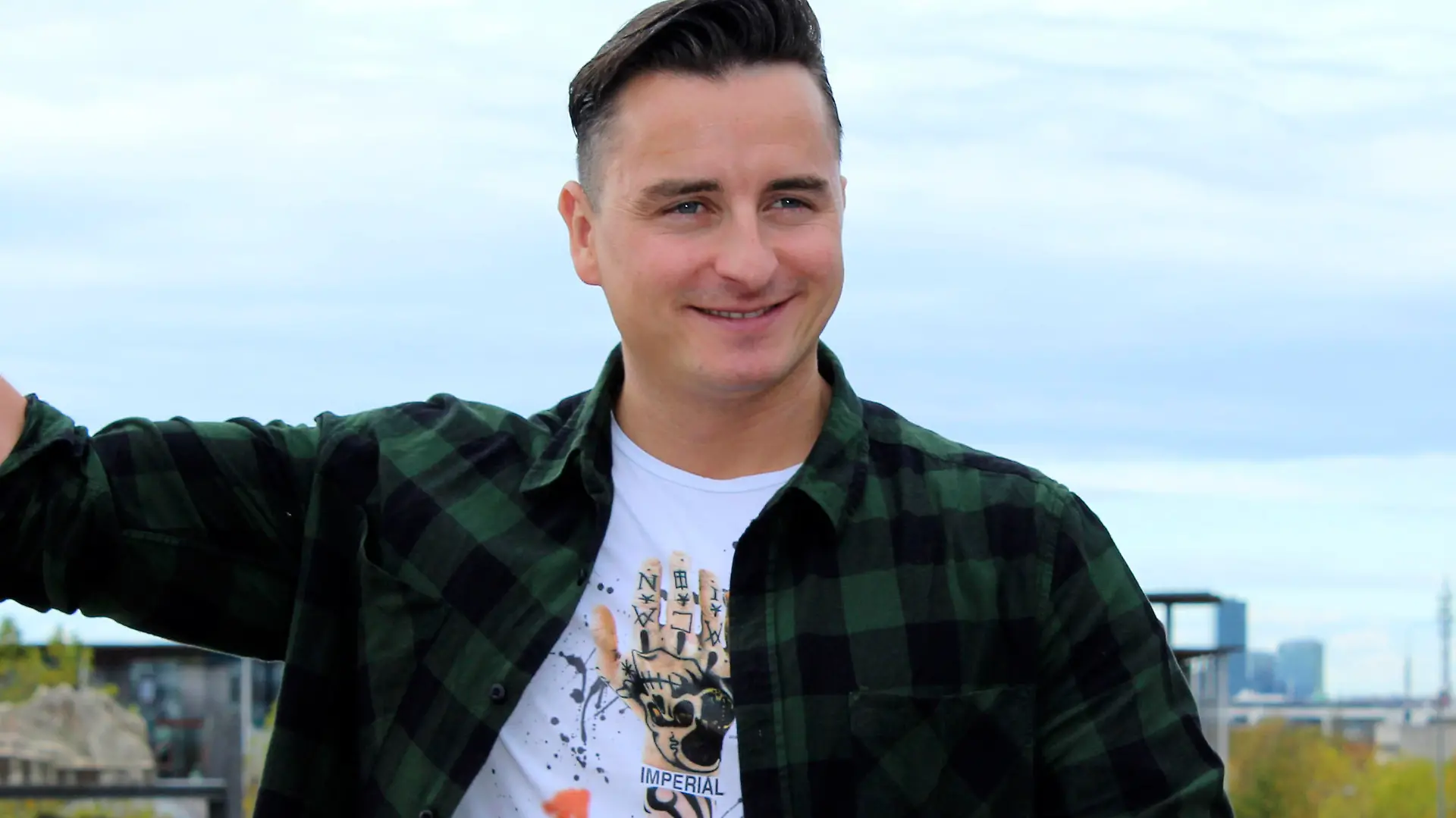 Andreas Gabalier bei einer Pressekonferenz zu seinenm Open Air konzert im August auf der Messe München. München, 04.11.2019 *** Andreas Gabalier at a press conference on his open air concert in August at the Munich Trade Fair Centre, Munich, 04 11 2019 Foto:xS.xNömerx/xFuturexImage