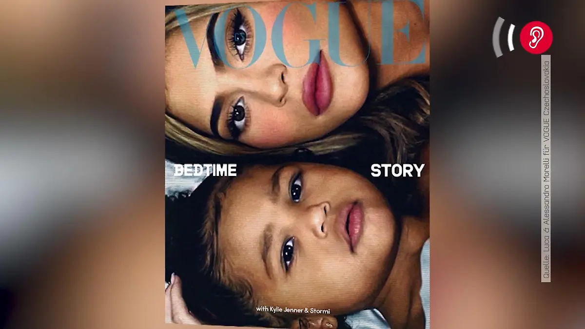 Kylie und Stormi Jenner (2) zieren das Vogue-Cover Jünger Cover-Star in der Geschichte