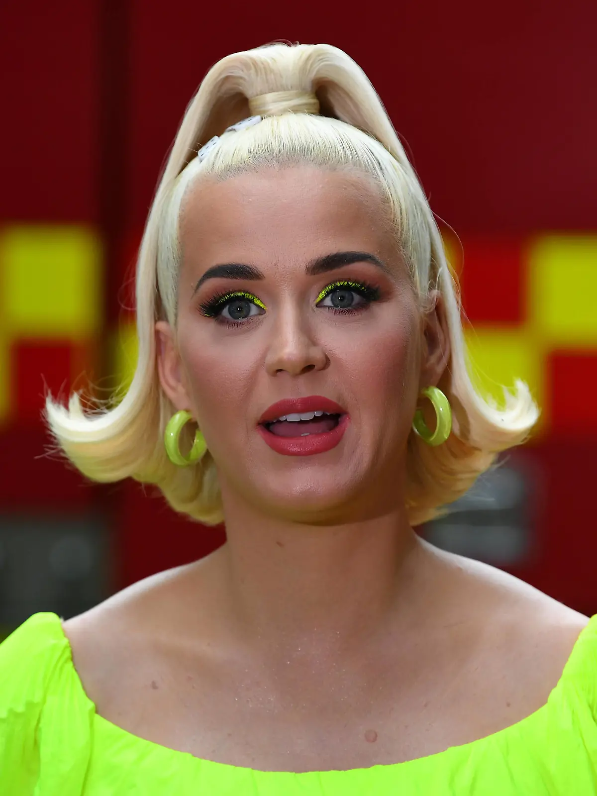 KATY PERRY FIGHT ON CONCERT, American singer Katy Perry speaks to media ahead of the FIGHT ON, a concert for bushfire-affected communities at Pioneer Park Recreation Reserve in Bright, Victoria, Wednesday, March 11, 2020.  ACHTUNG: NUR REDAKTIONELLE NUTZUNG, KEINE ARCHIVIERUNG UND KEINE BUCHNUTZUNG MELBOURNE VIC AUSTRALIA PUBLICATIONxINxGERxSUIxAUTxONLY Copyright: xJAMESxROSSx 20200311001455858211