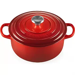Le Creuset Bräter Signature - Bräter - rund - kirschrot