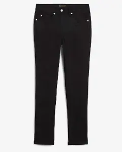 Schmale Jeans in Schwarz