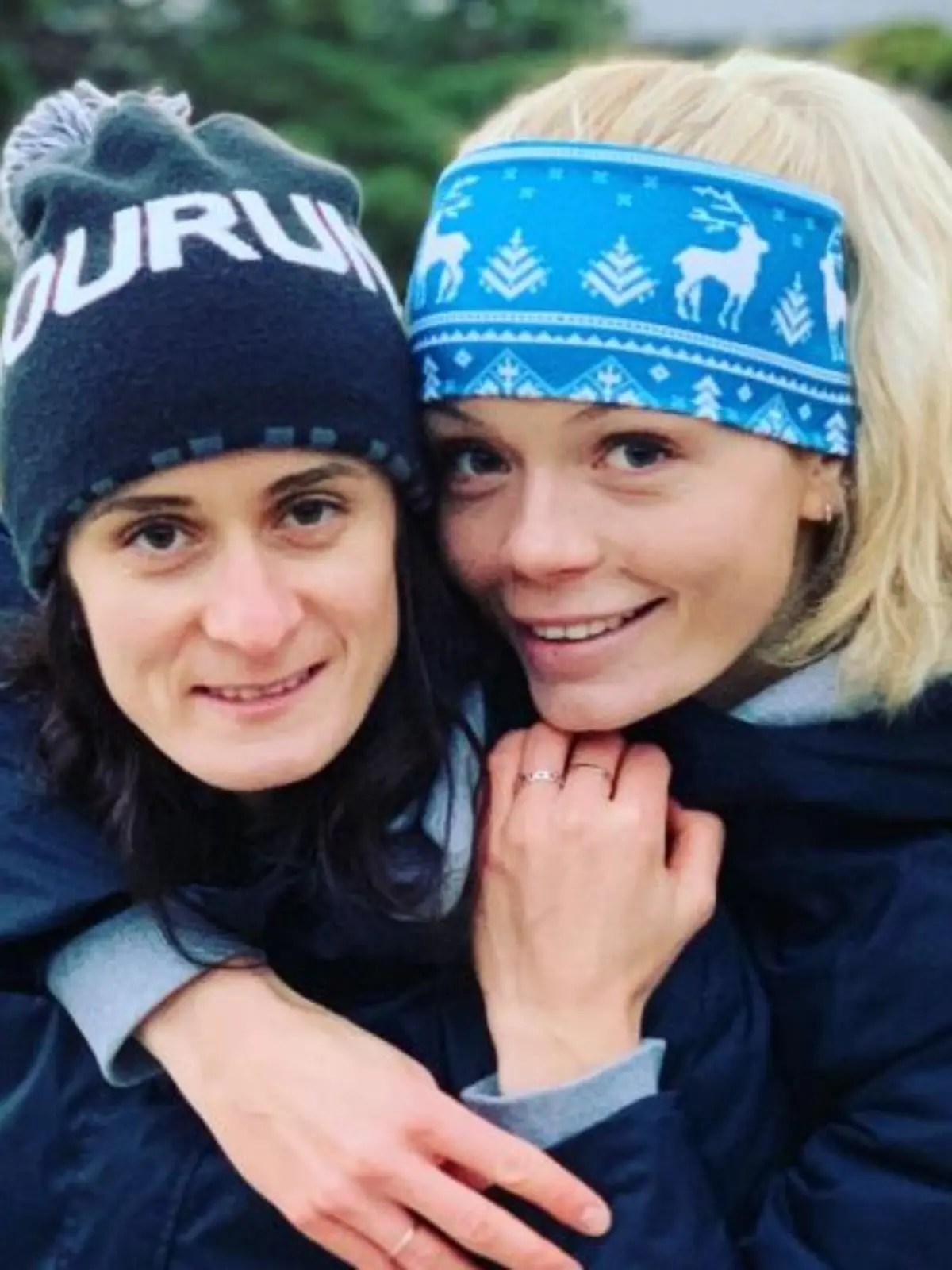 Martina Sablikova mit ihrer Freundin Nikola Zdrahalova