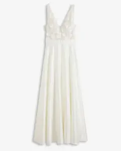 Brautkleid mit Blumen-Applikation