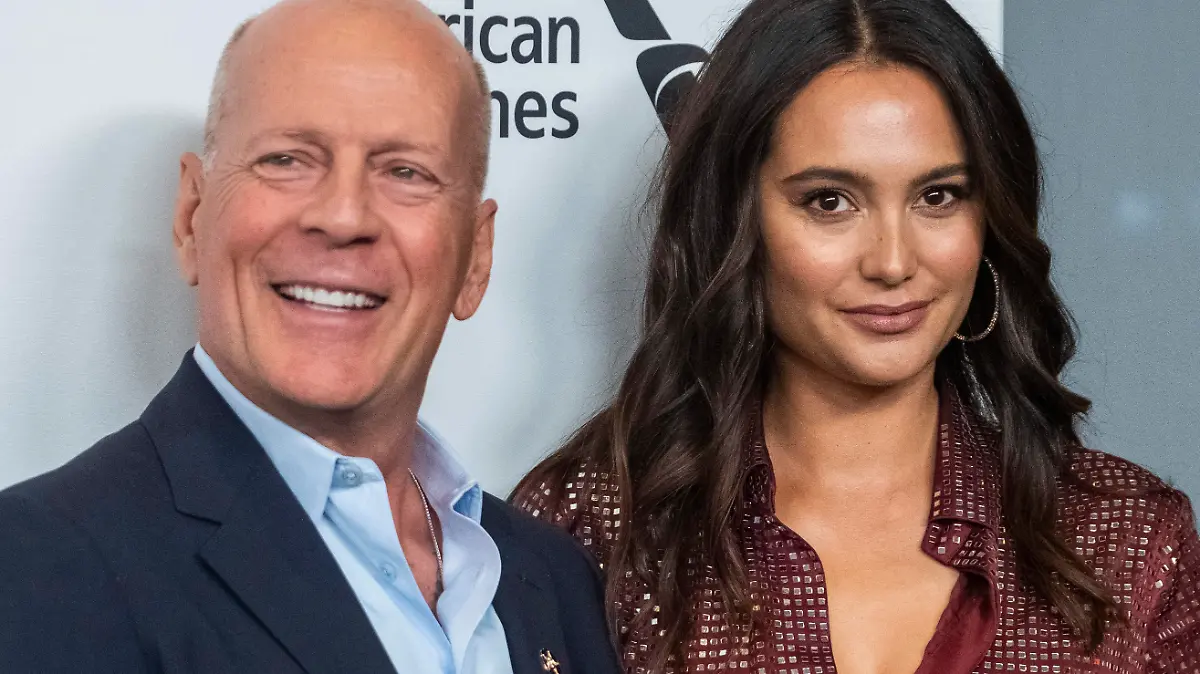 Bruce Willis and Emma Heming Willis attend the "Motherless Brooklyn" premiere during the 57th New York Film Festival at Alice Tully Hall on Friday, Oct. 11, 2019, in New York. (Photo by Charles Sykes/Invision/AP)
