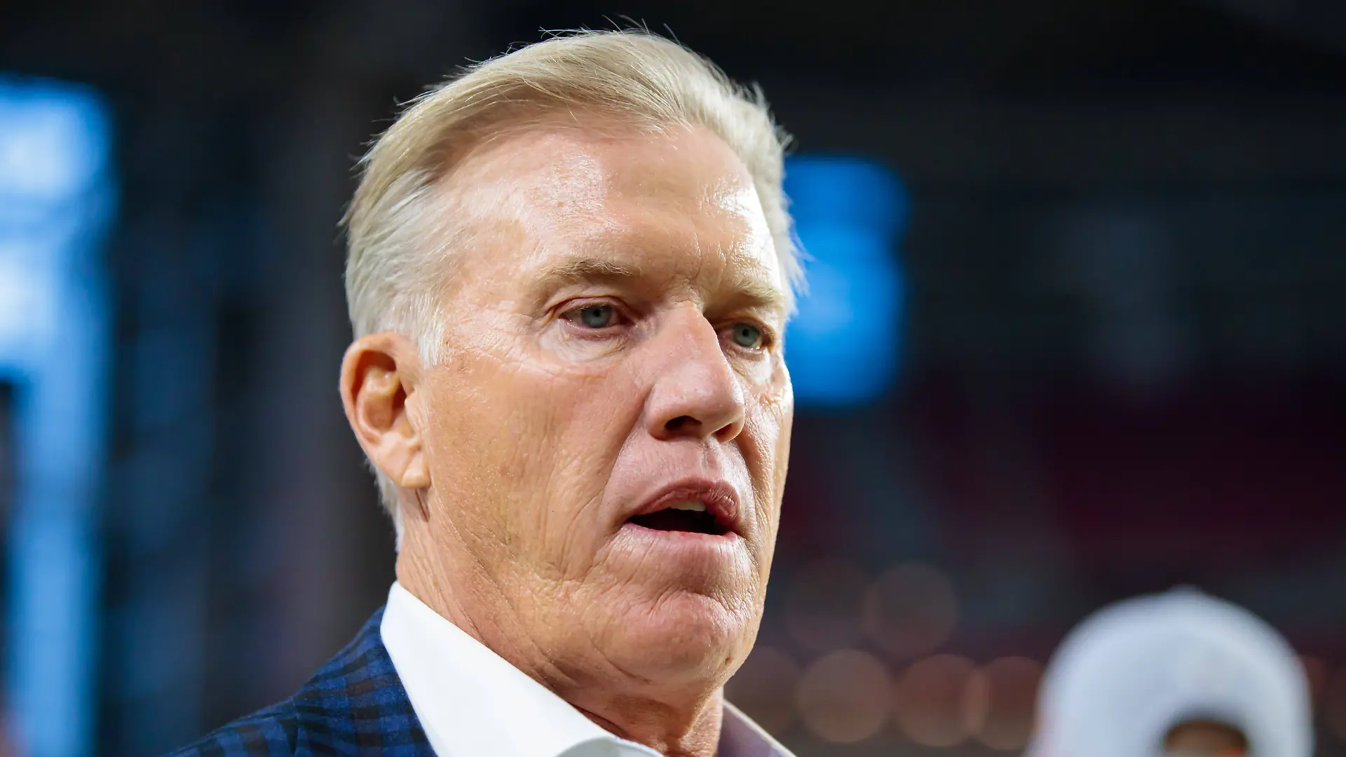 John Elway während der Partie der Denver Broncos at Arizona Cardinals am 30. August 2018 in Glendale, Arizona. 