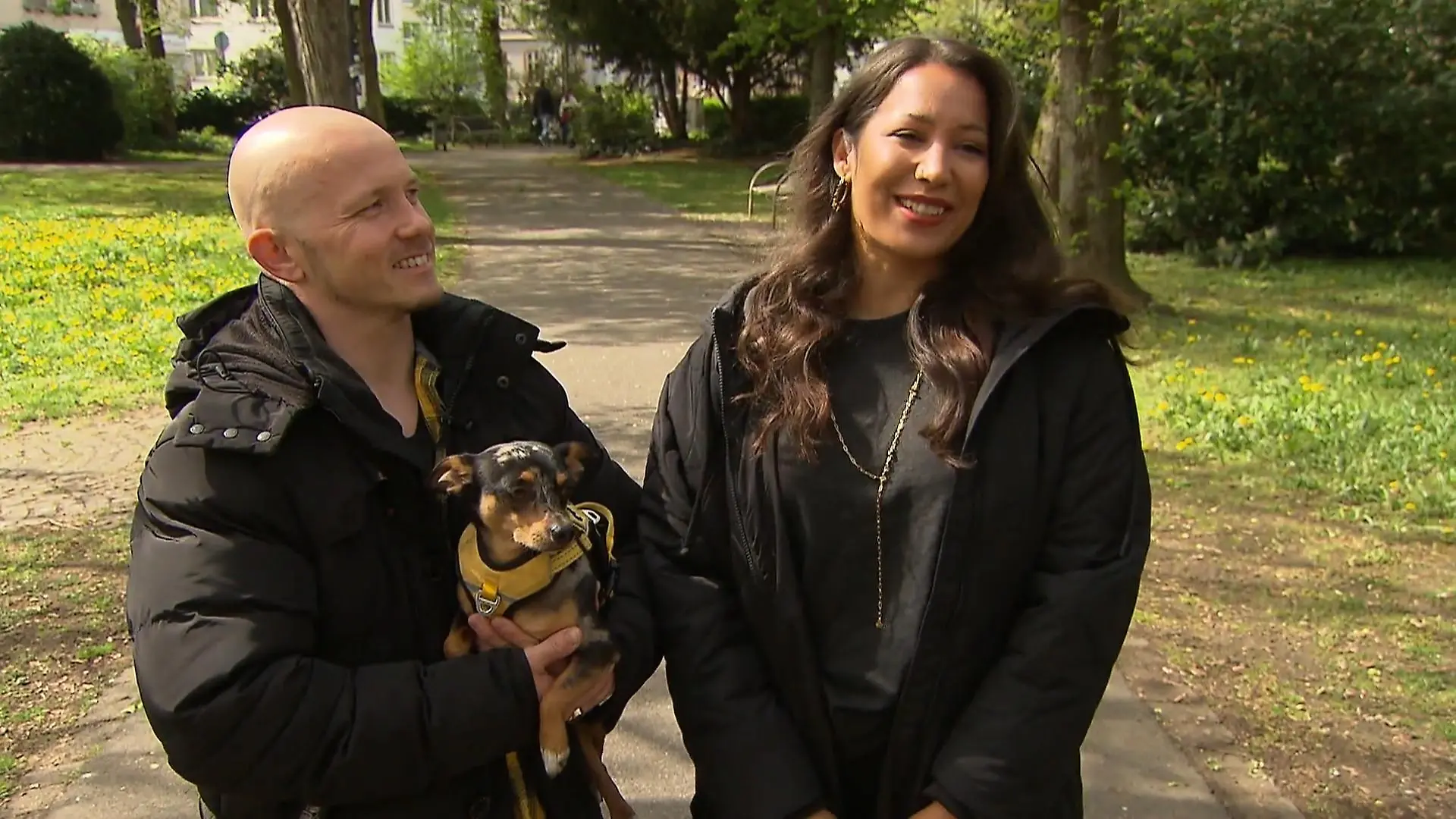 Fabian Hambüchen und Ehefrau Viktoria im RTL-Interview.