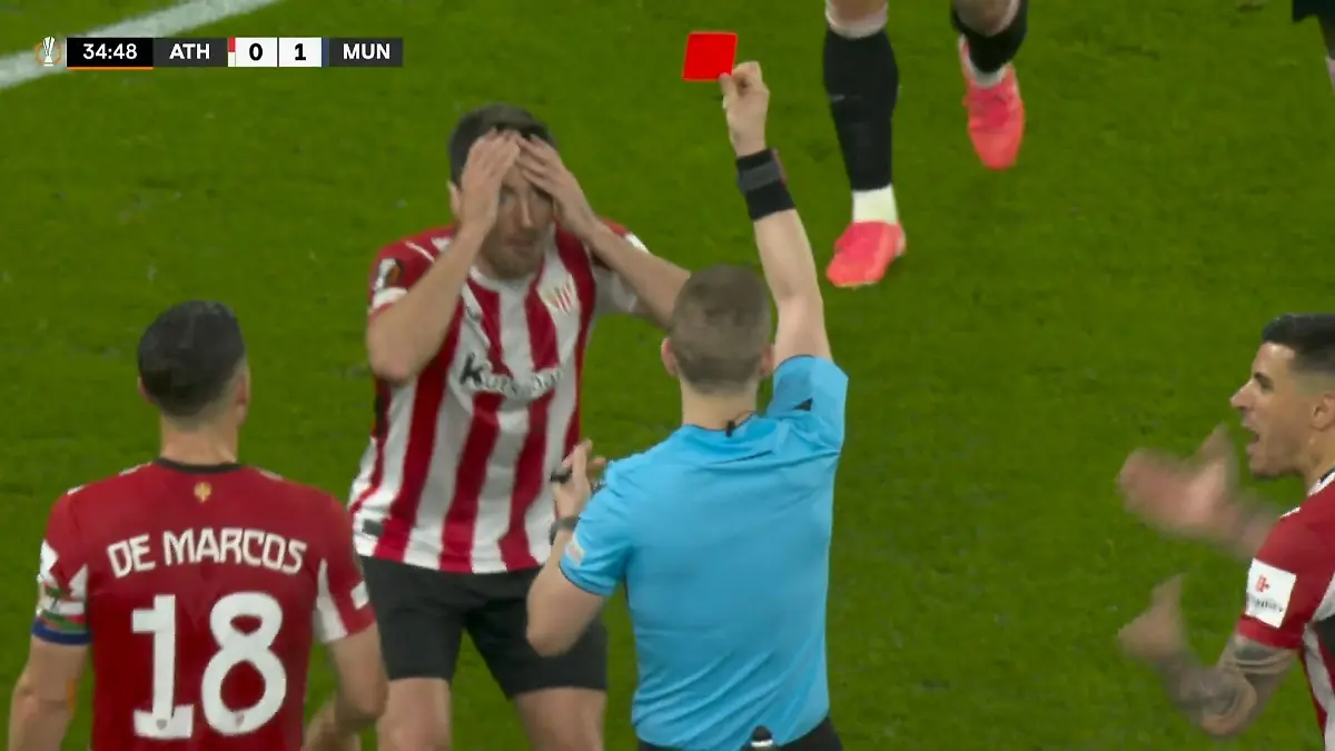 Rote Karte für Bilbao! - Doppelbestrafung durch Manchester Europa League bei RTL