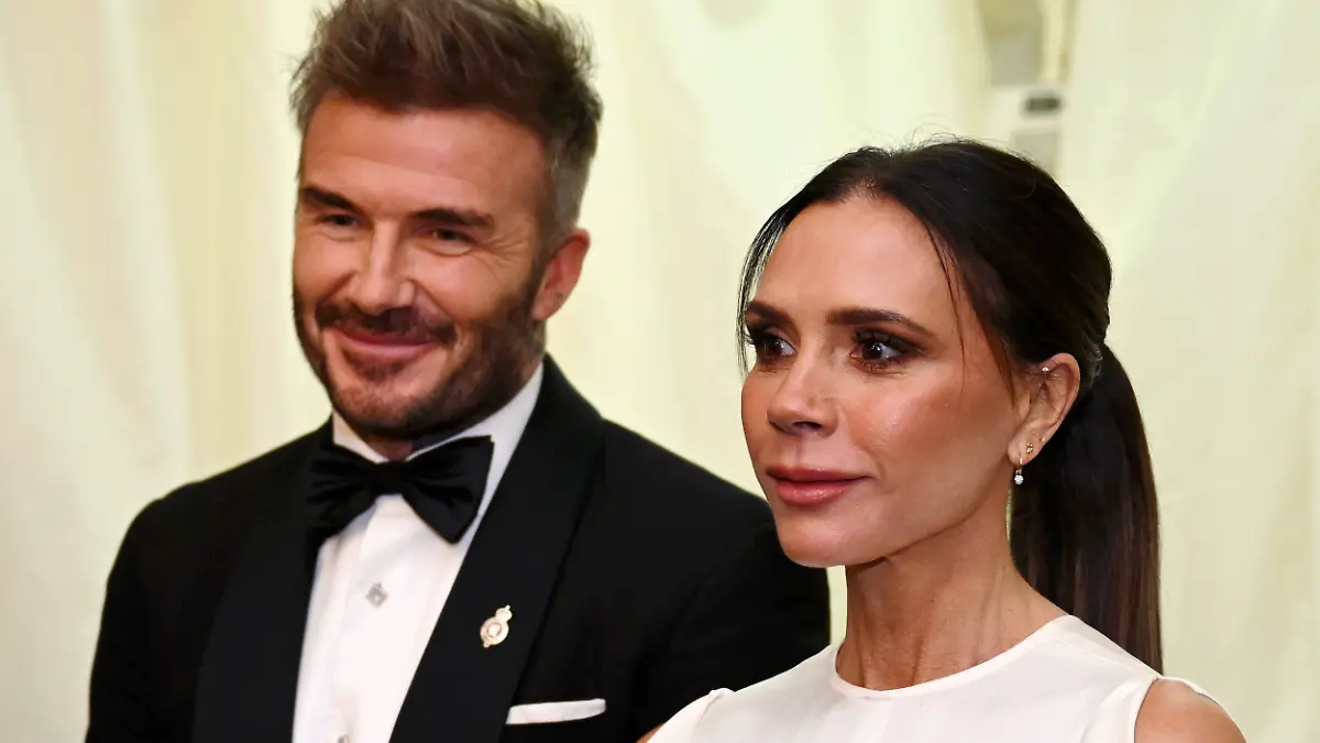 David und Victoria Beckham besuchen das Slow Food and Slow Fashion movement in Highgrove, Tetbury, Gloucestershire, England am  7. February 2025.