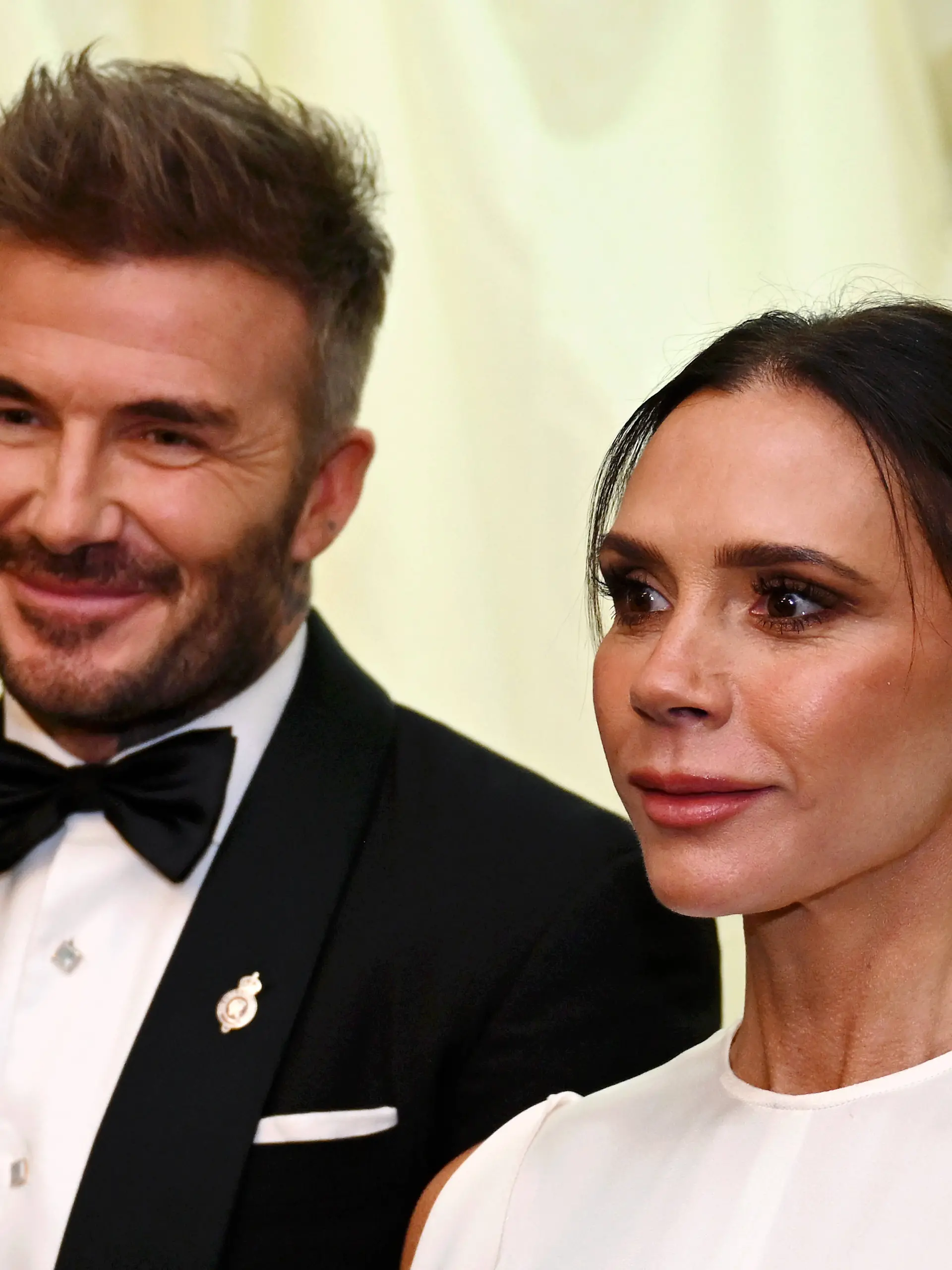David und Victoria Beckham besuchen das Slow Food and Slow Fashion movement in Highgrove, Tetbury, Gloucestershire, England am  7. February 2025.