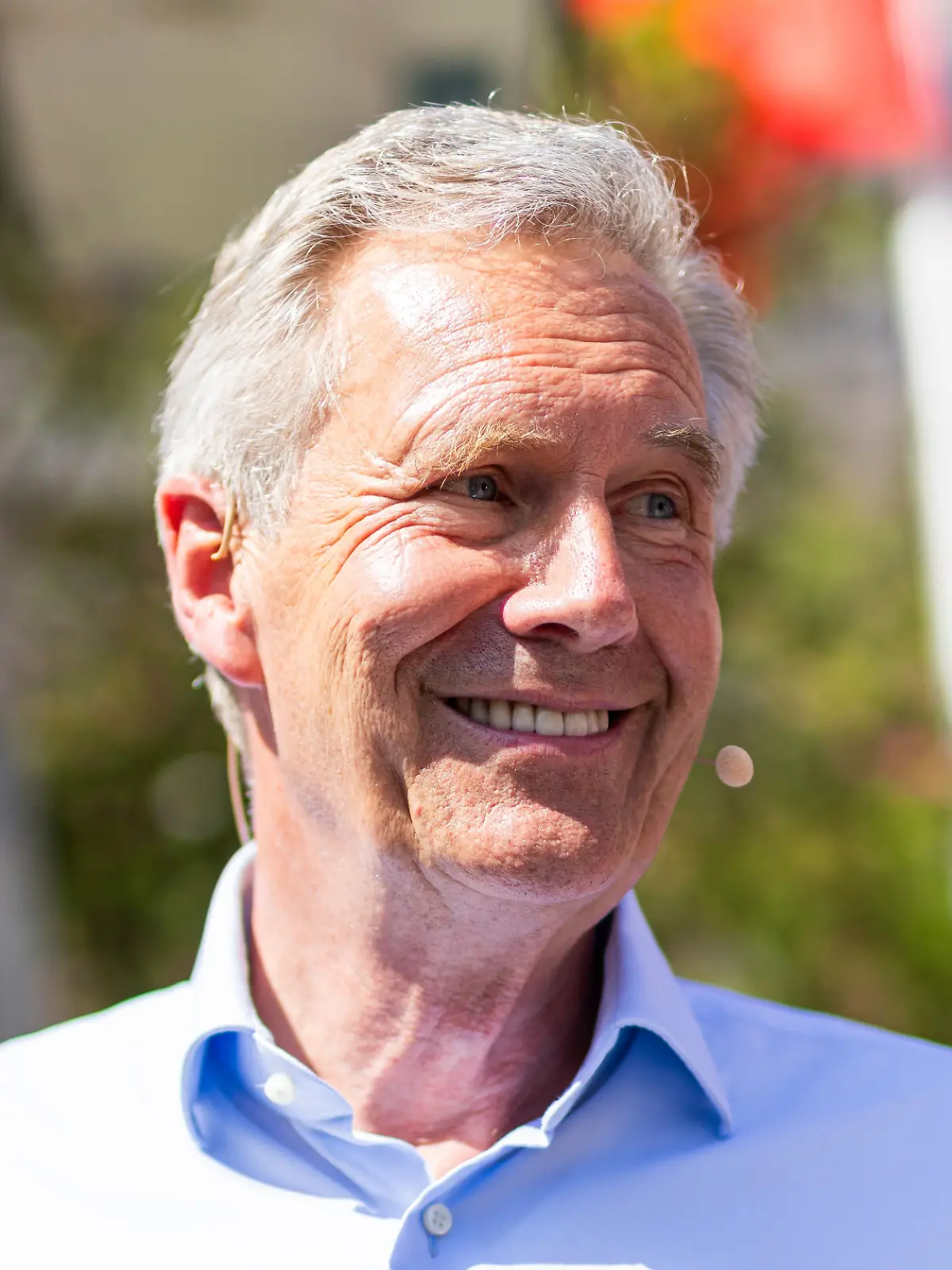 Erster Auftritt von Christian Wulff nach der Trennung.