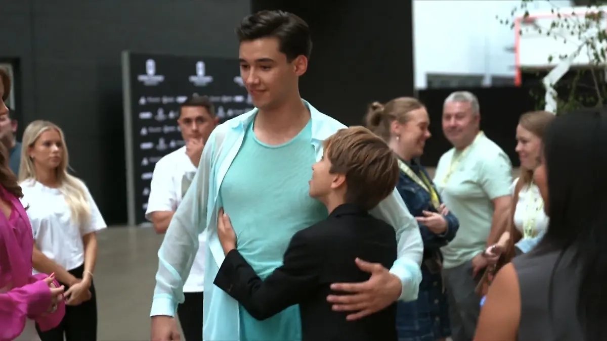 Diego Pooth und sein Bruder Rocco sind unzertrennlich Backstage bei „Let’s Dance“