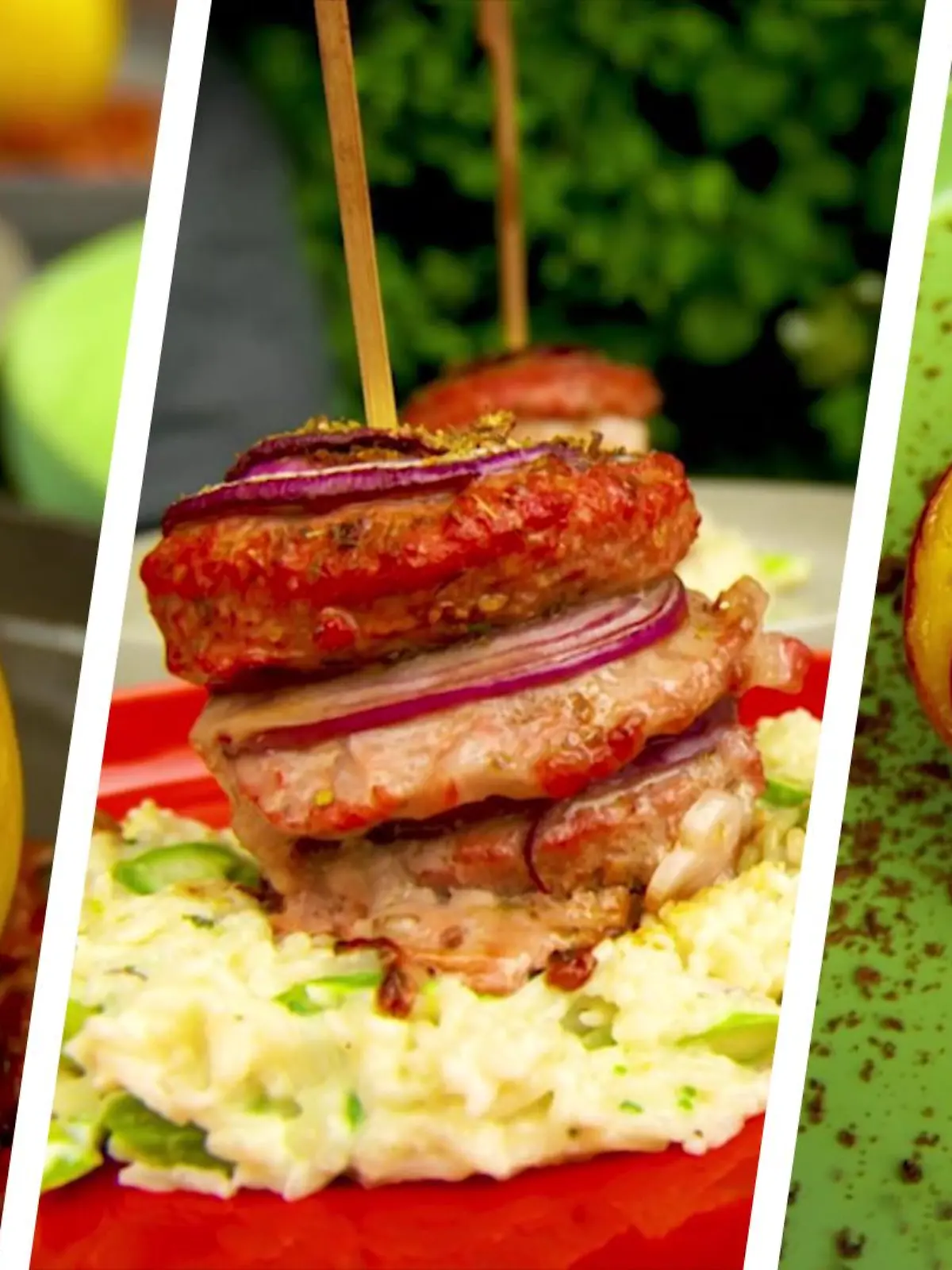 Ja, dieses 3-Gänge-Menü ist auf dem Grill zubereitet!