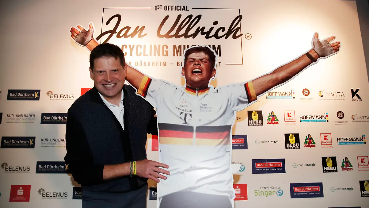 Jan Ullrich bei der Eröffnung des Jan Ullrich-Museums in Bad Dürrheim 2024