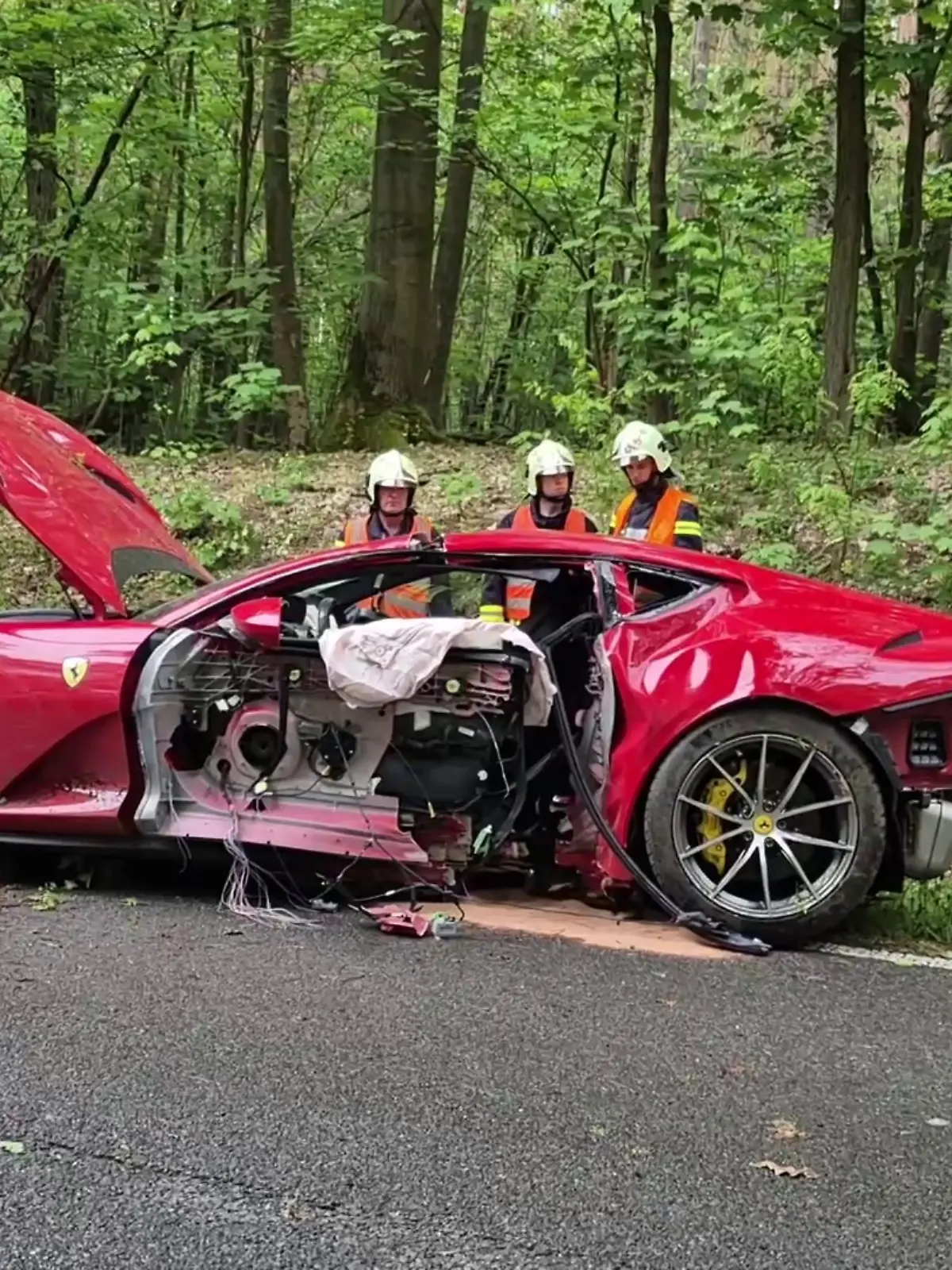 Ferrari-Unfall Brandenburg