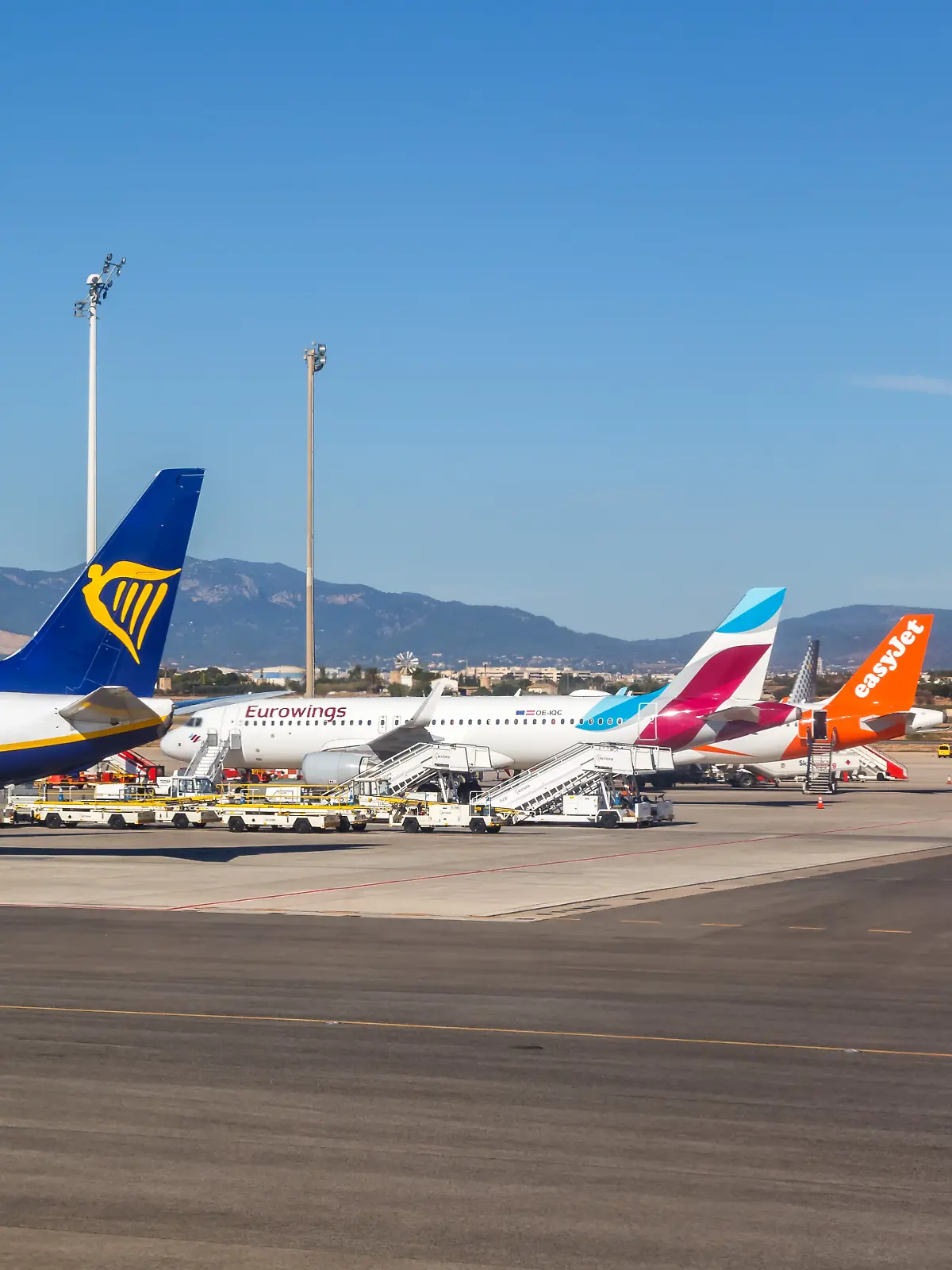 Der Flughafen von Palma de Mallorca wird im Sommer von vielen Airlines gleich mehrfach angeflogen. (Symbolbild)