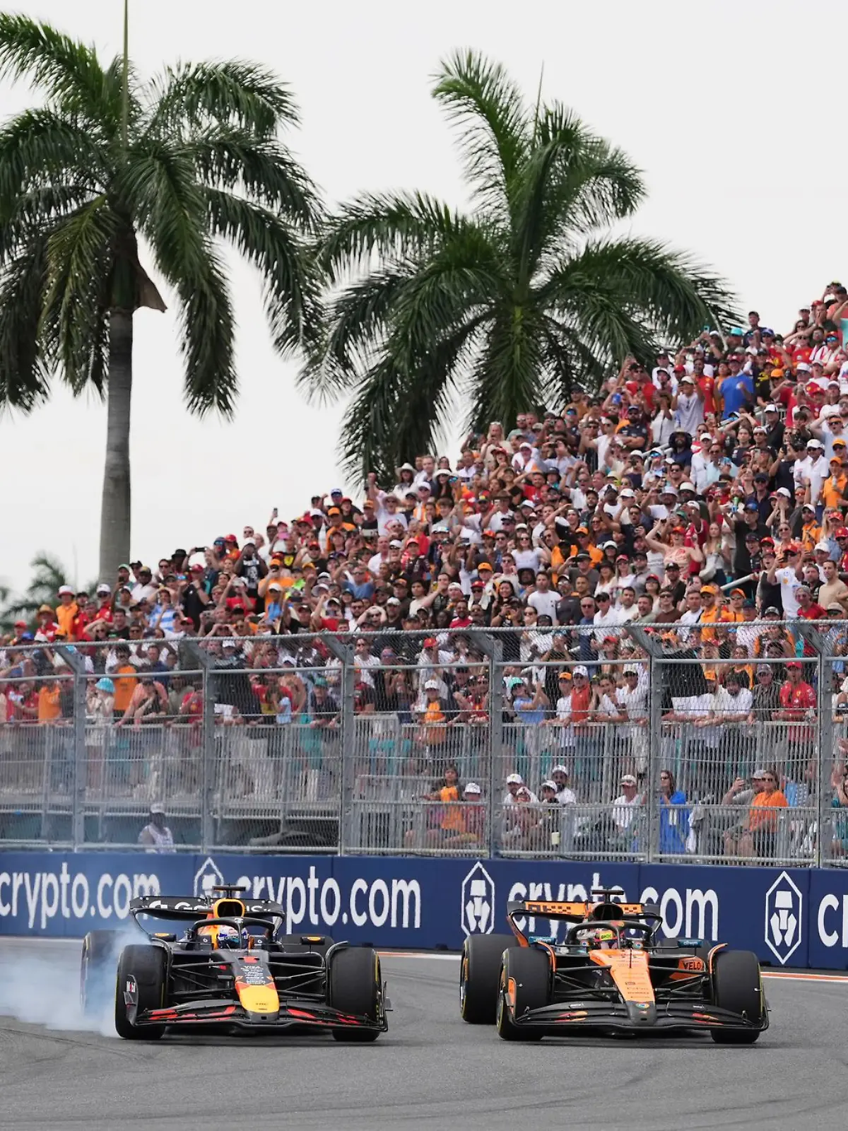 Wiederholt Oscar Piastri (rechts) seinen Triumph aus dem letzten Jahr? Alle Infos zu TV-Übertragung und Live-Stream des Miami-GPs 2026 gibt’s hier.