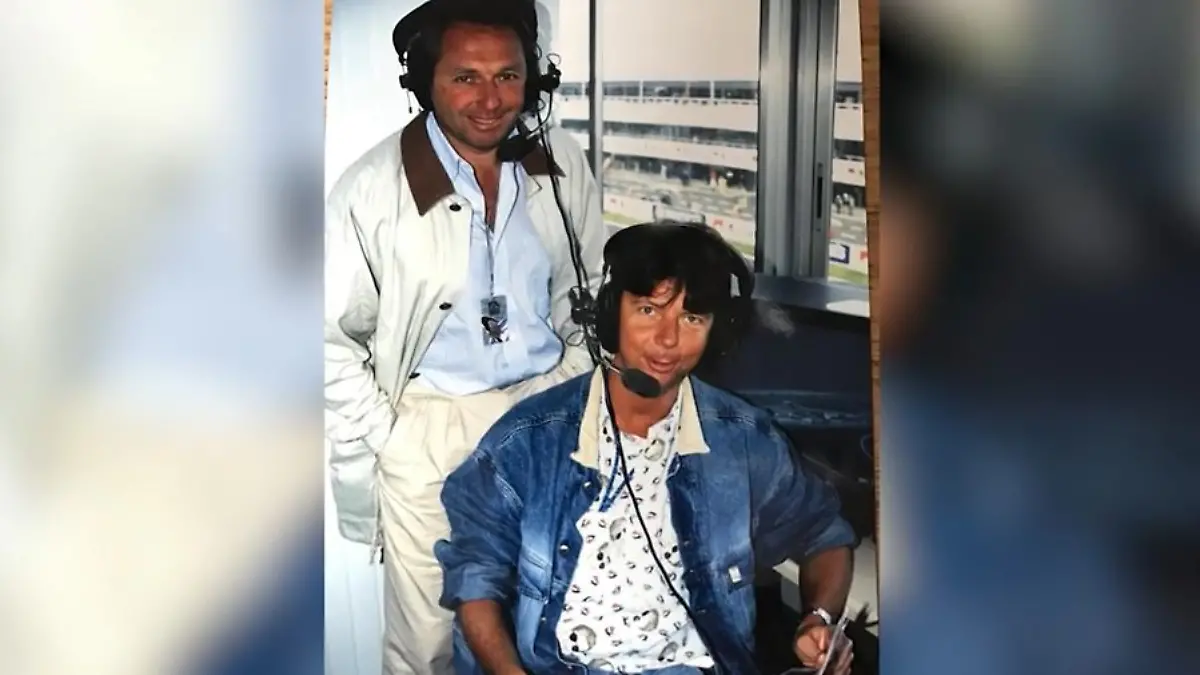Jochen Mass und Heiko Wasser (r) moderierten mehrere Jahre zusammen die Formel 1 bei RTL.