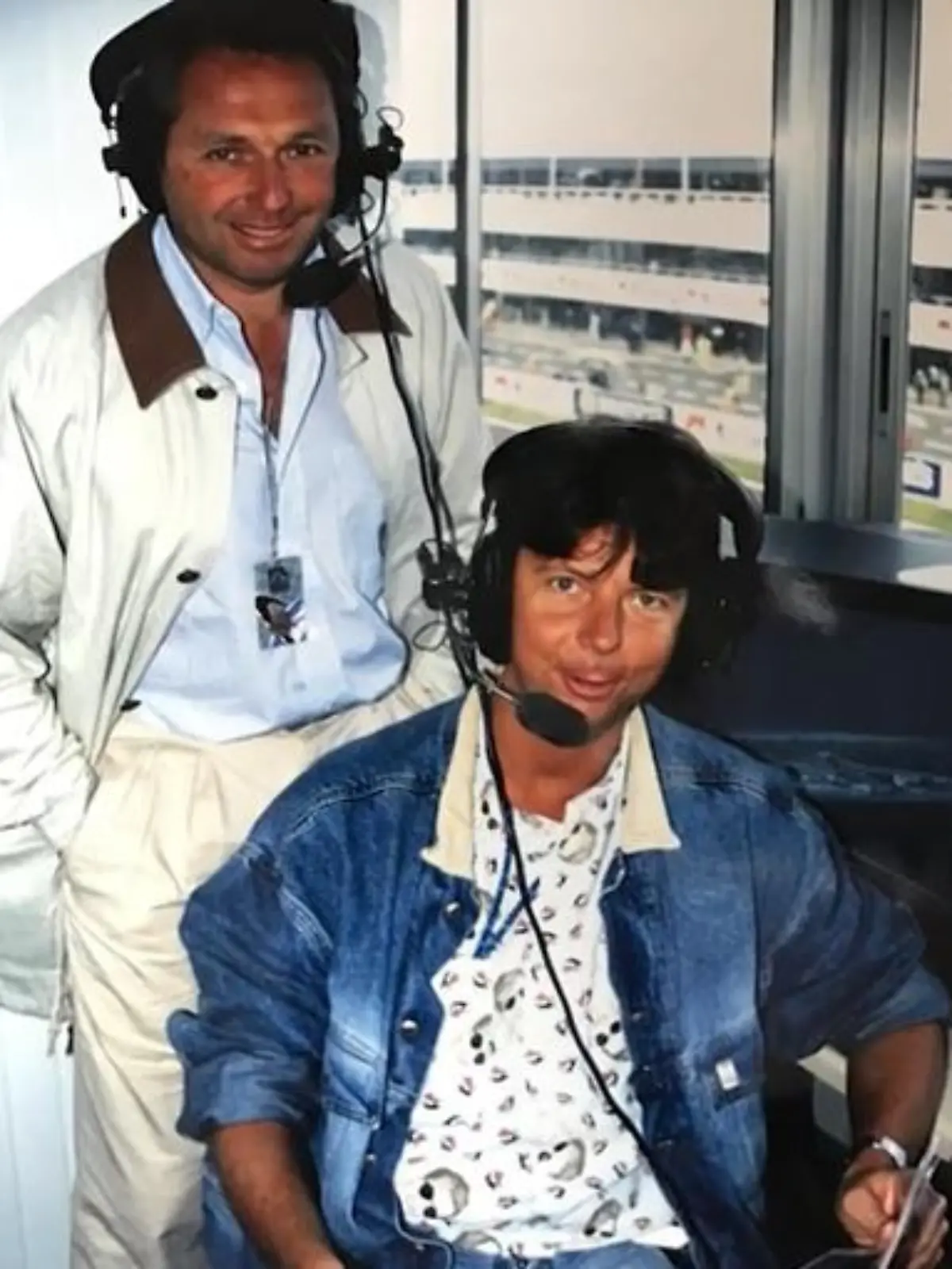 Jochen Mass und Heiko Wasser (r) moderierten mehrere Jahre zusammen die Formel 1 bei RTL.