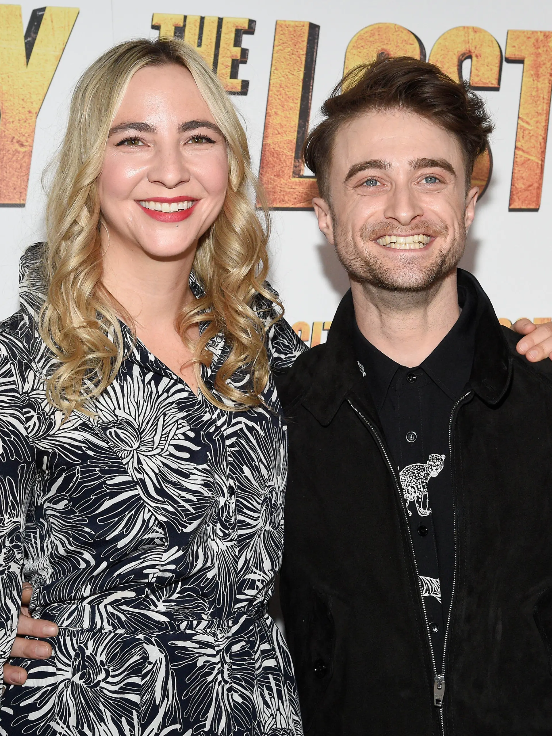 Actors Daniel Radcliffe, right, and girlfriend Erin Darke attend the special screening of "The Lost City," at The Whitby Hotel on Monday, March 14, 2022, in New York. (Photo by Evan Agostini/Invision/AP)