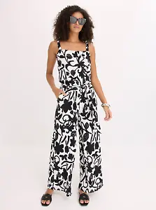Jumpsuit mit Blumenmuster