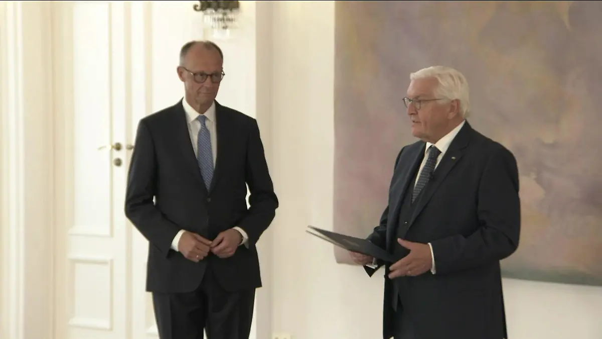 Steinmeier ernennt Friedrich Merz zum Bundeskanzler Nach Wahl-Krimi in Berlin