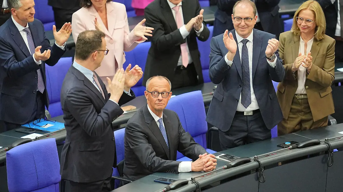 Fürr Kanzler Merz gibt es Gratulationen