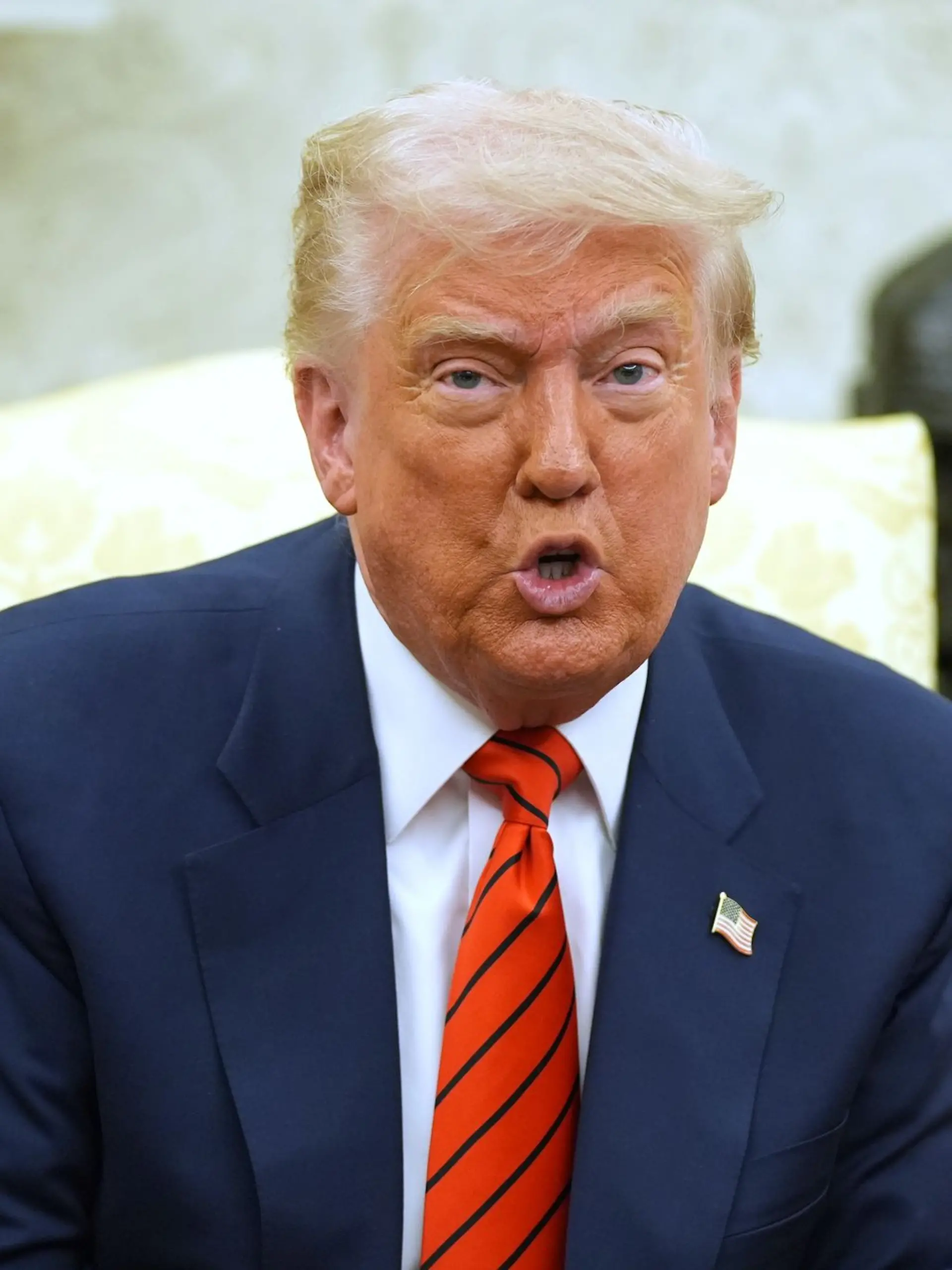 Bild zu: "Mega Fail – Trump verwechselt WM-Pokal "