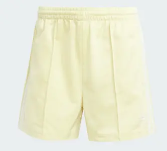 Adidas Originals Firebird Shorts in Powder Yellow