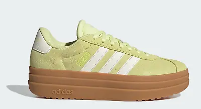 Adidas VL Court Bold Shoe in Ice Yellow