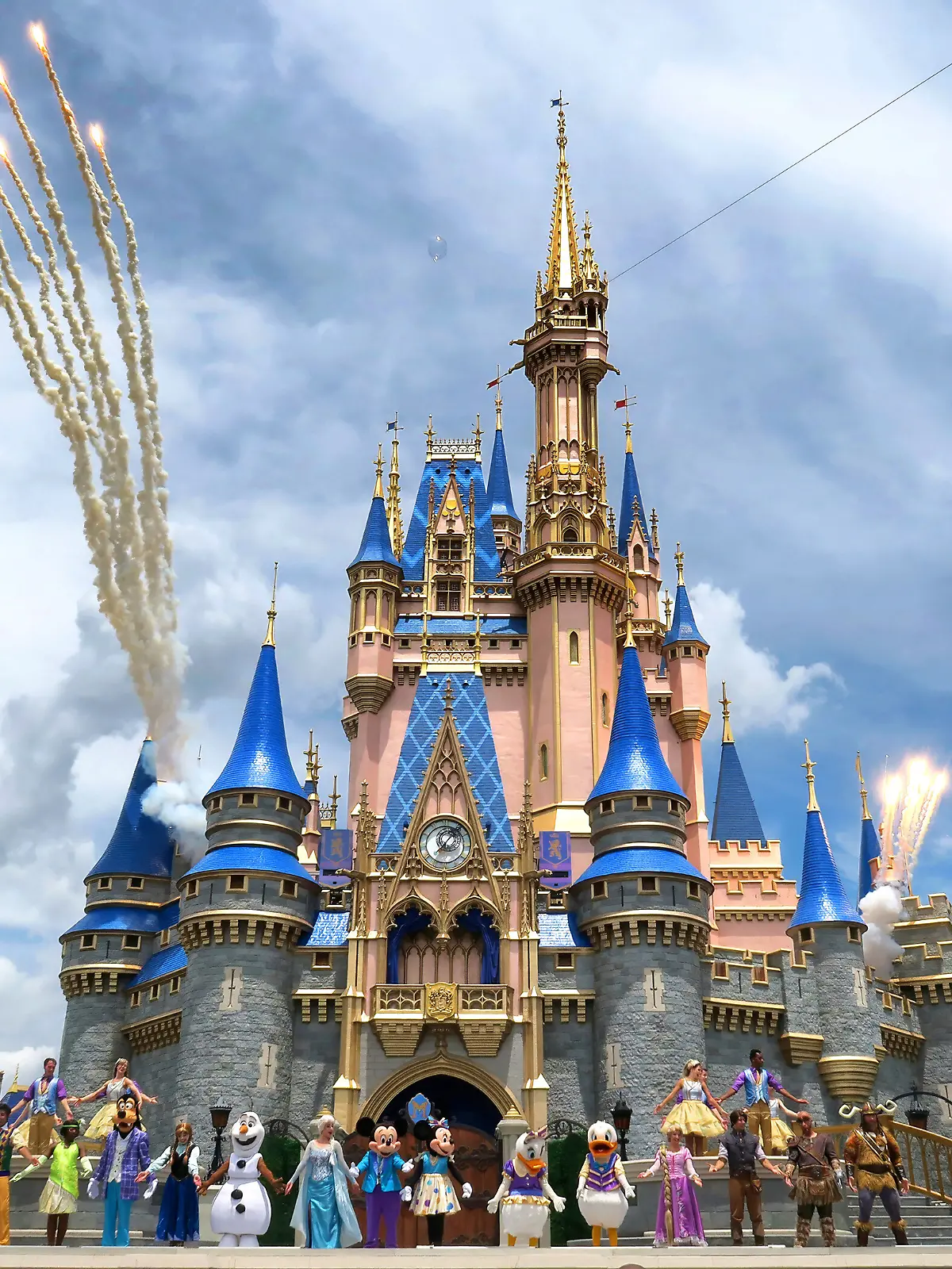 Das Schloss im Disneyland