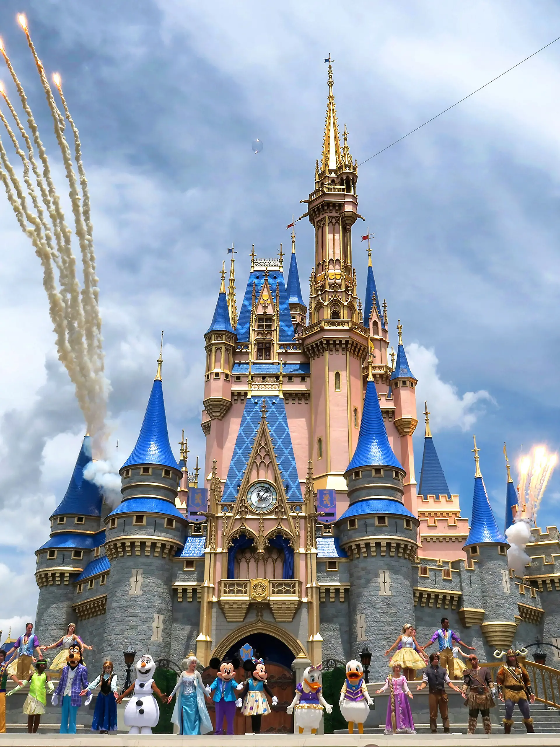 Das Schloss im Disneyland